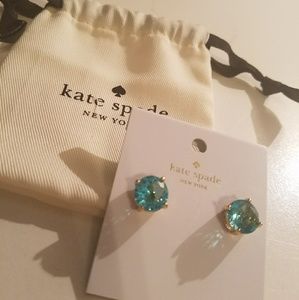 Blue Kate Spade earrings